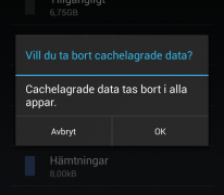 How to clear all appars cache while the Android 4.2